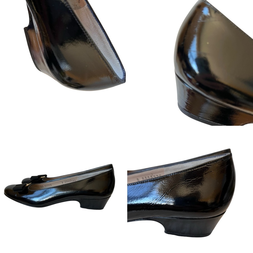 Sold! Salvatore Ferragamo Black  with Bow Detail size 8 AAAA new - Picture 16 of 16